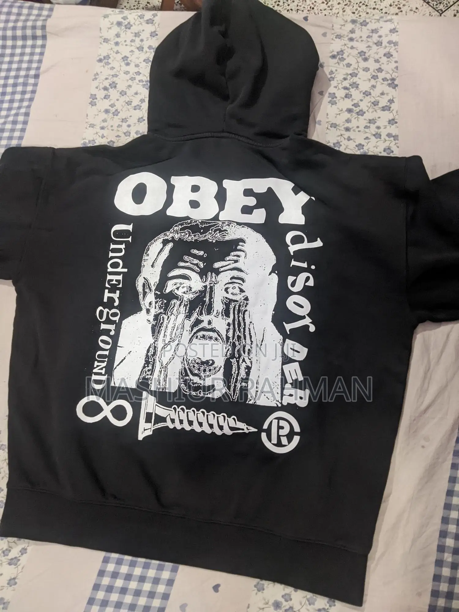 Obey Original Black Color Hoodie
