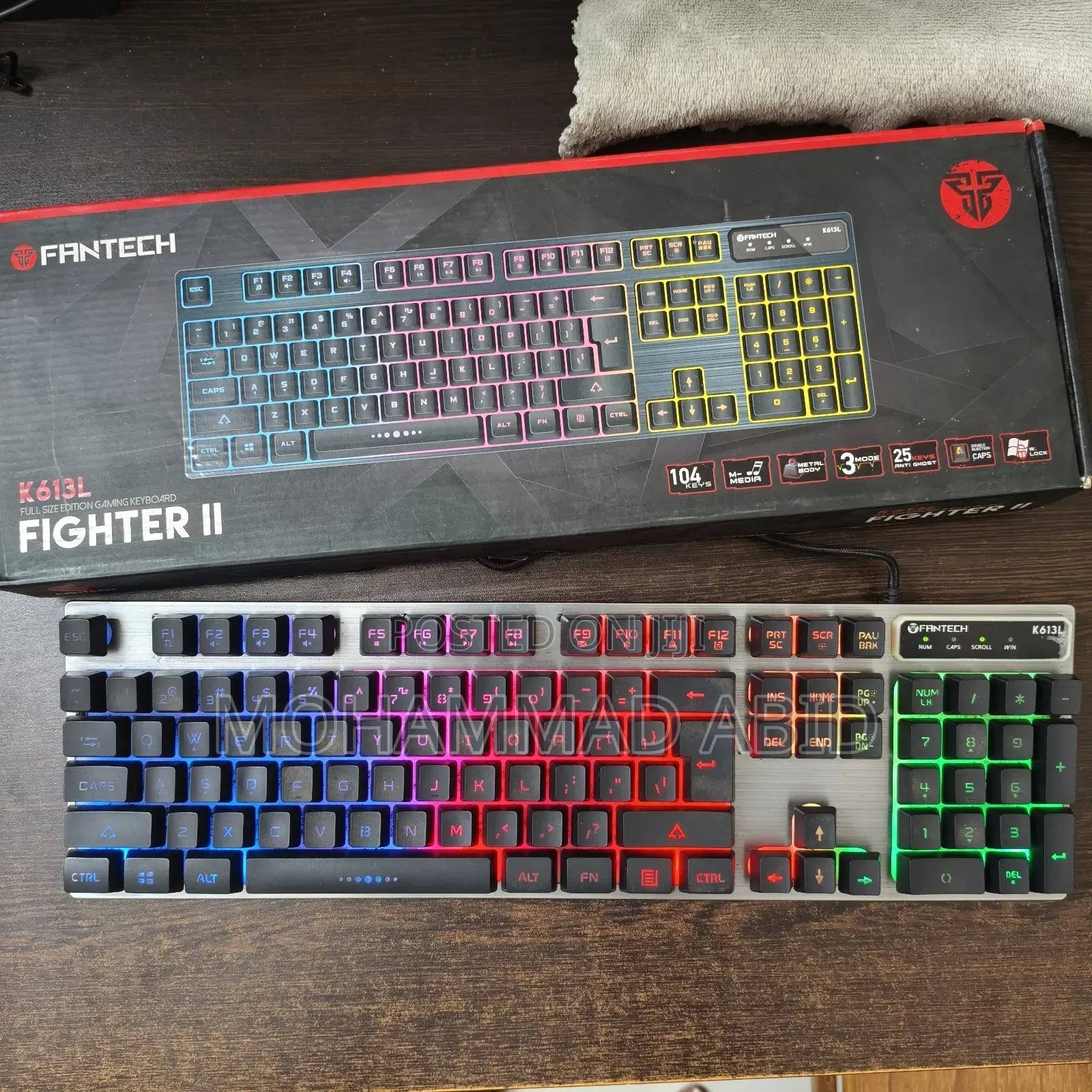 Fantech K613l Fighter RGB Gaming Keyboard