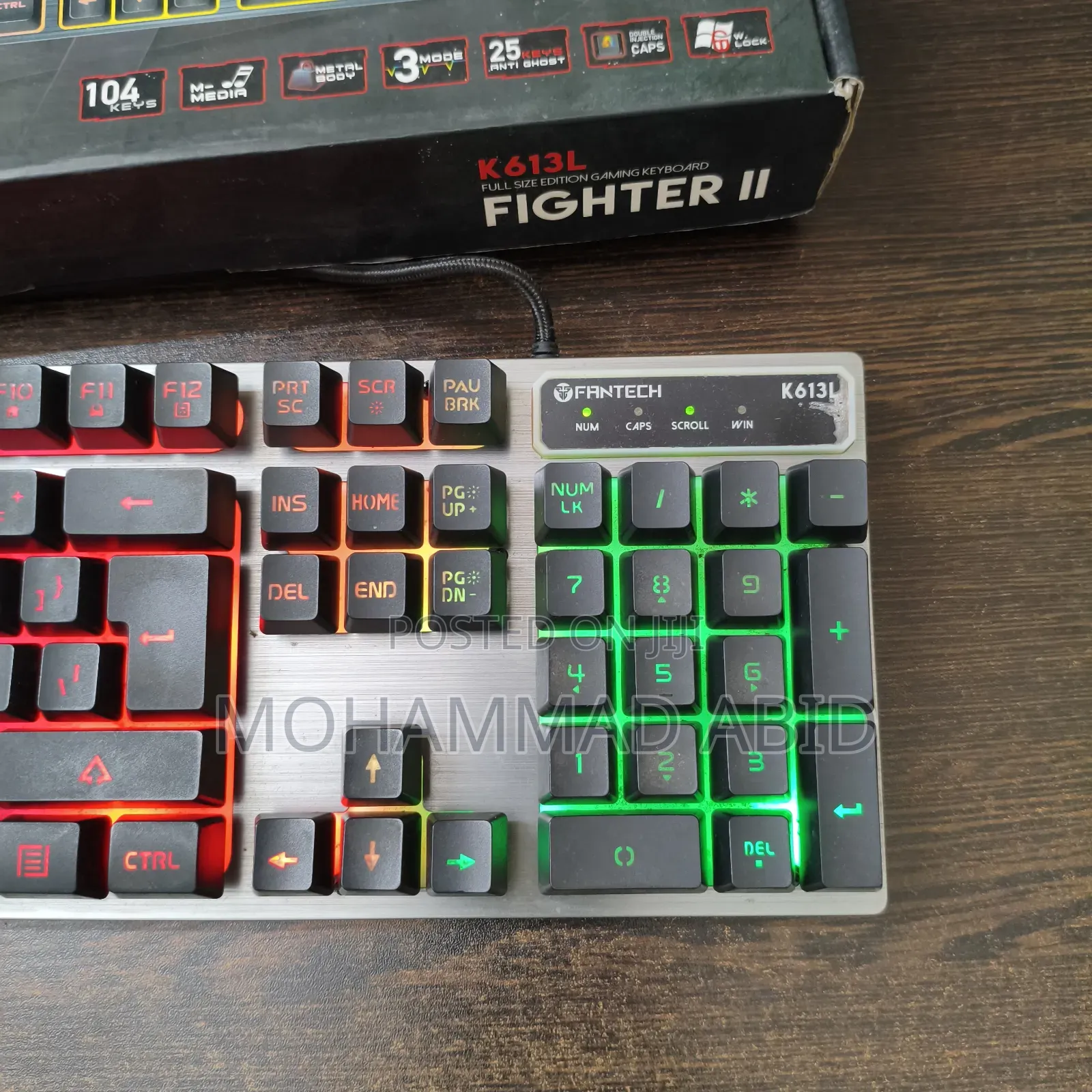 Fantech K613l Fighter RGB Gaming Keyboard