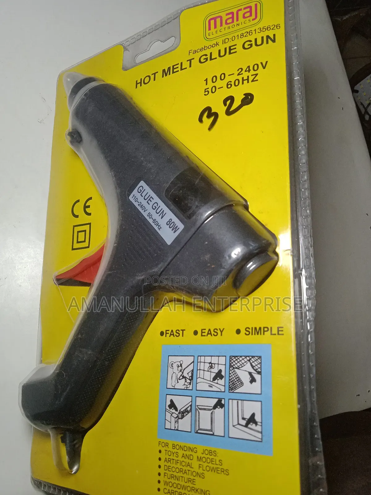 Hot Glue Gun, a Common Tool for Diy Projects, Crafts, and Quick Repair