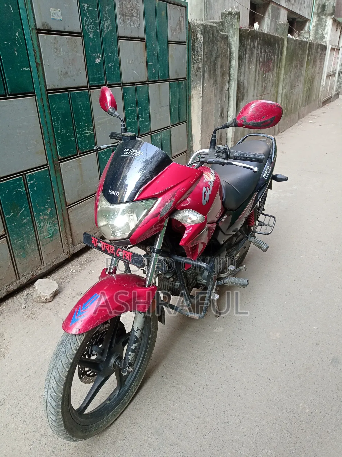 Hero Glamour 2018 Red