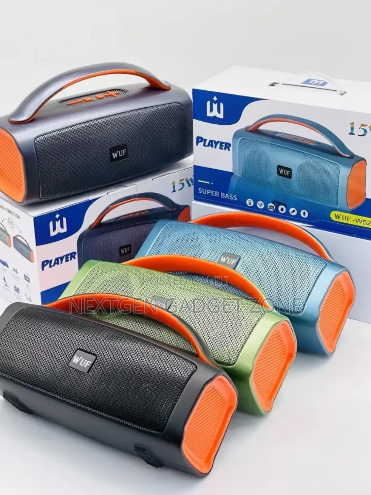 Wuf Super Bass Portable Wireless Speaker