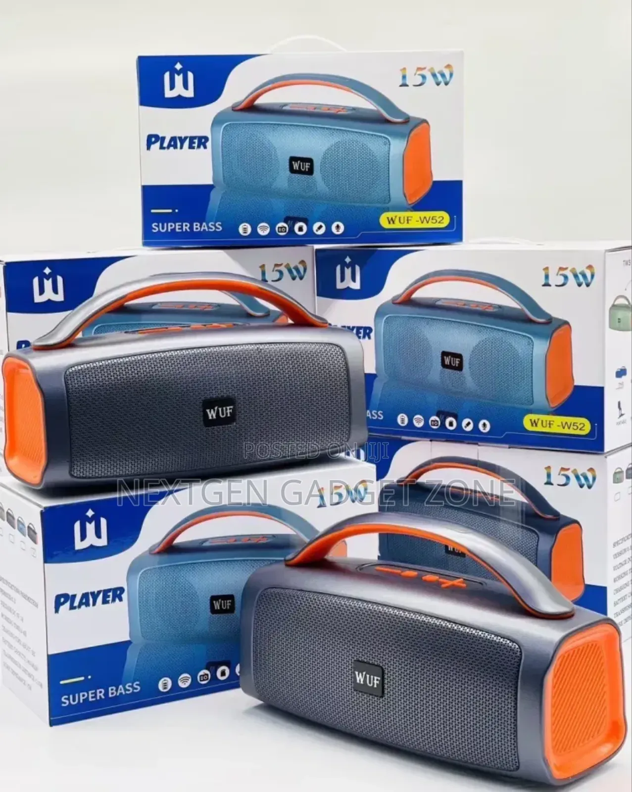 Wuf Super Bass Portable Wireless Speaker