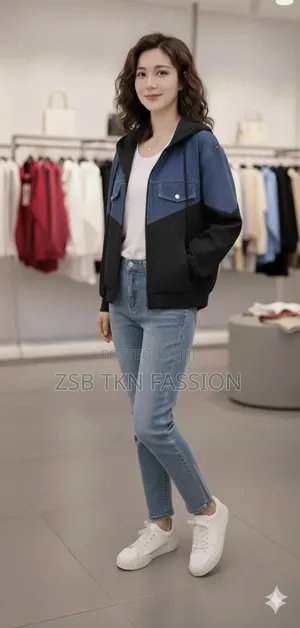 Ladies Stylish Denim Jacket High Quality