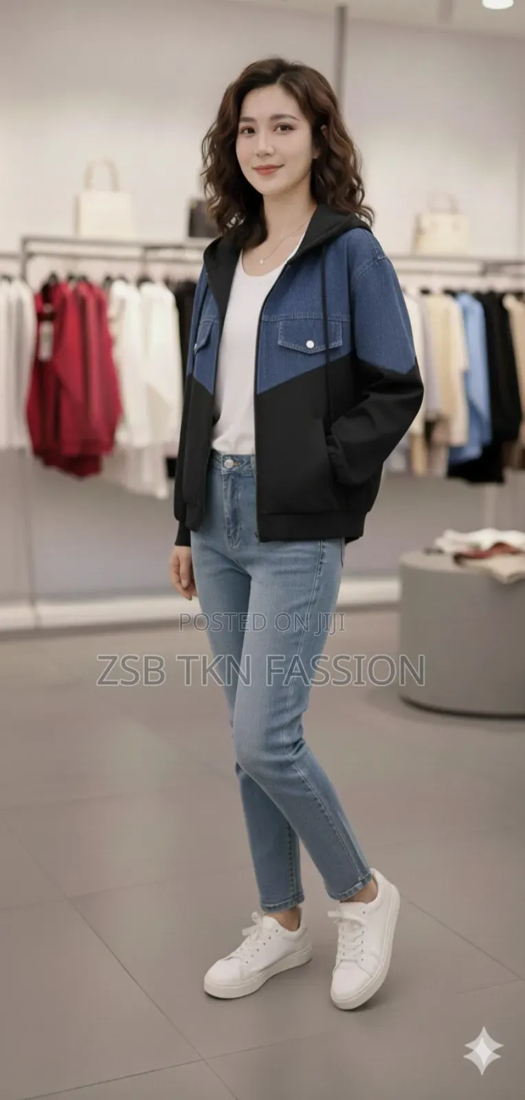 Ladies Stylish Denim Jacket High Quality
