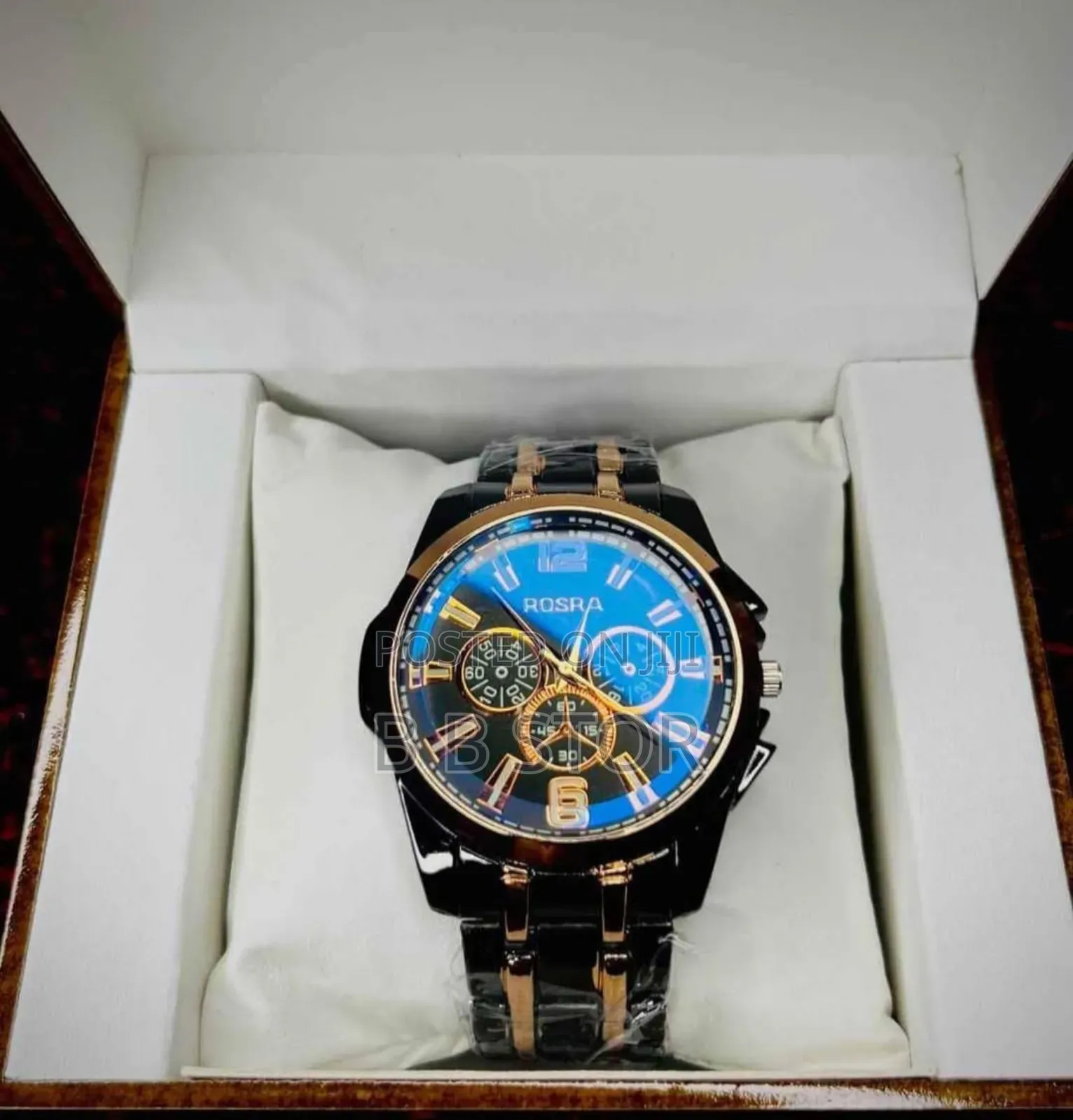 Rosra Men's Stainless Steel Fashion Watch for Men