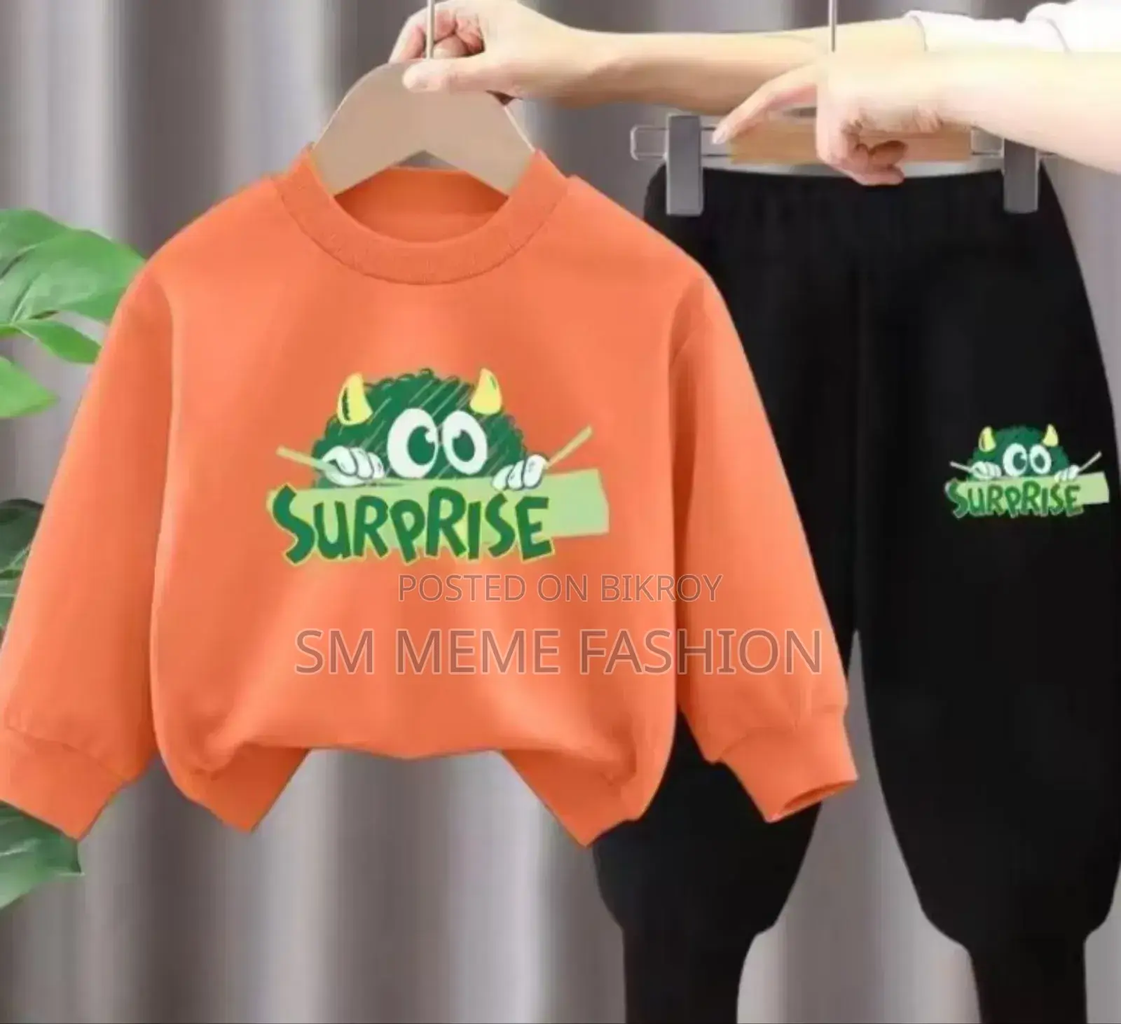 Kids' Winter Sweatshirt and Trouser Set (Combo)