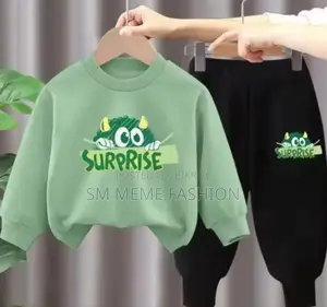 Kids' Winter Sweatshirt and Trouser Set (Combo)
