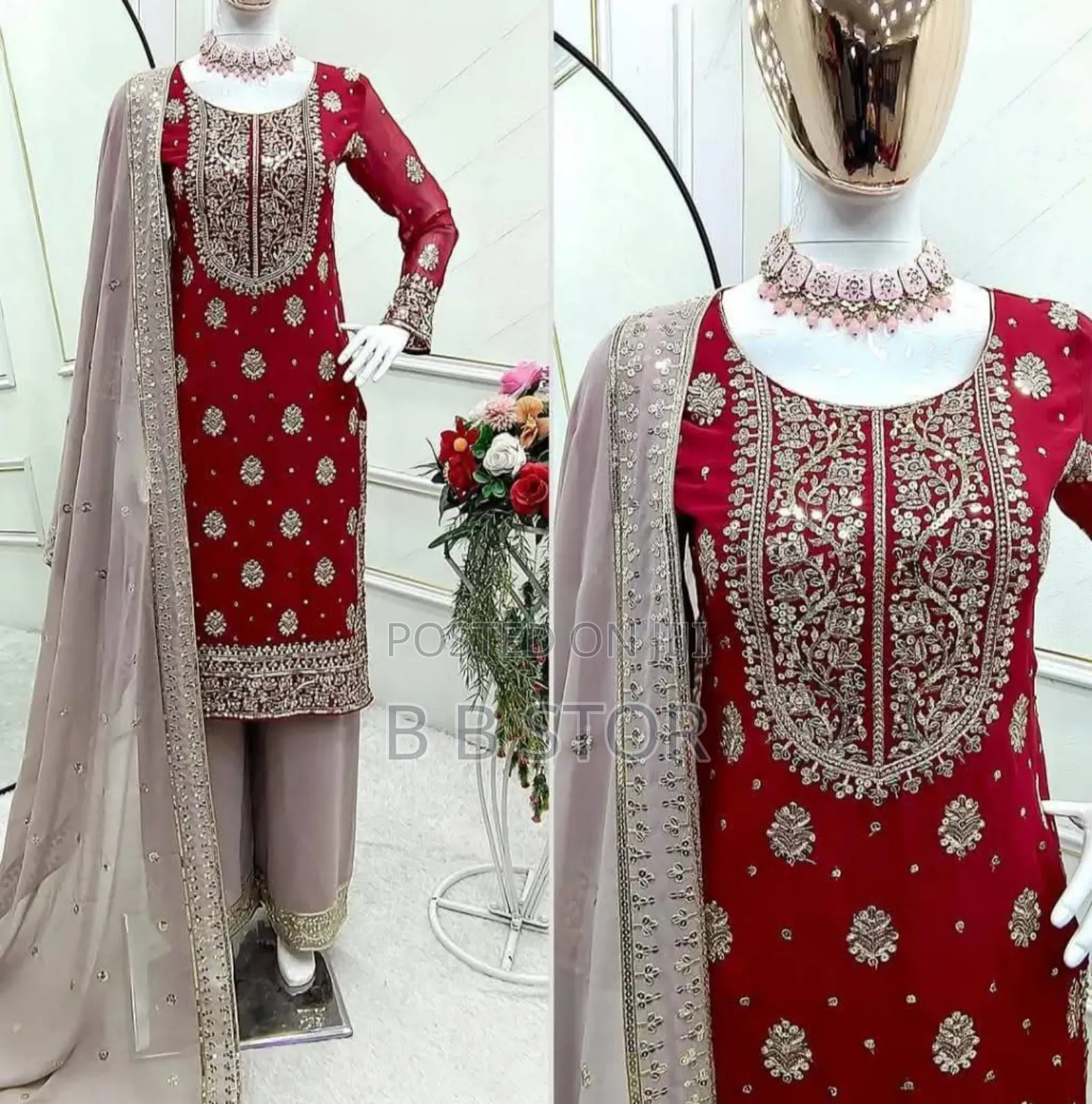 Pakistani Aspire Three Piece Kamij Fox Jorjet