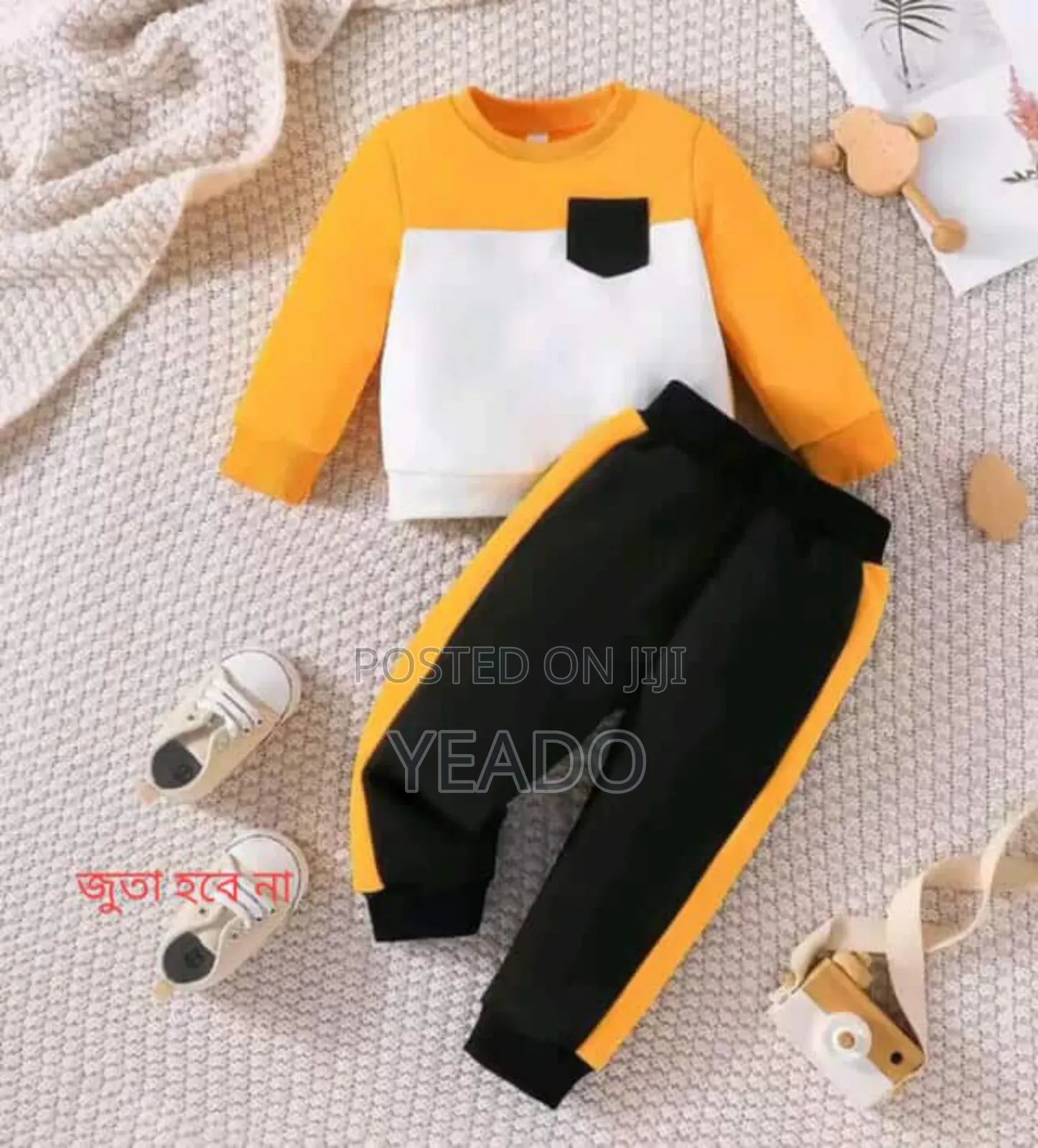 Elegant Stylish Baby Sweetshart and Trouser Set