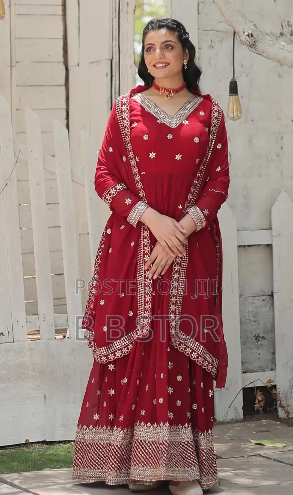 Three Piece Party Gown ফেব্রিক্সঃ ইন্ডিয়ান ওয়েডলেস জর্জেট।