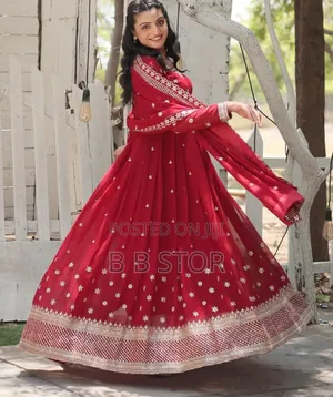 Three Piece Party Gown ফেব্রিক্সঃ ইন্ডিয়ান ওয়েডলেস জর্জেট।