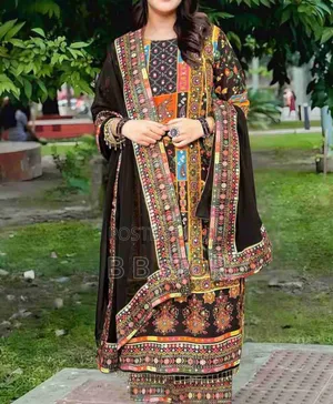 Georgette Readymade Three Piece