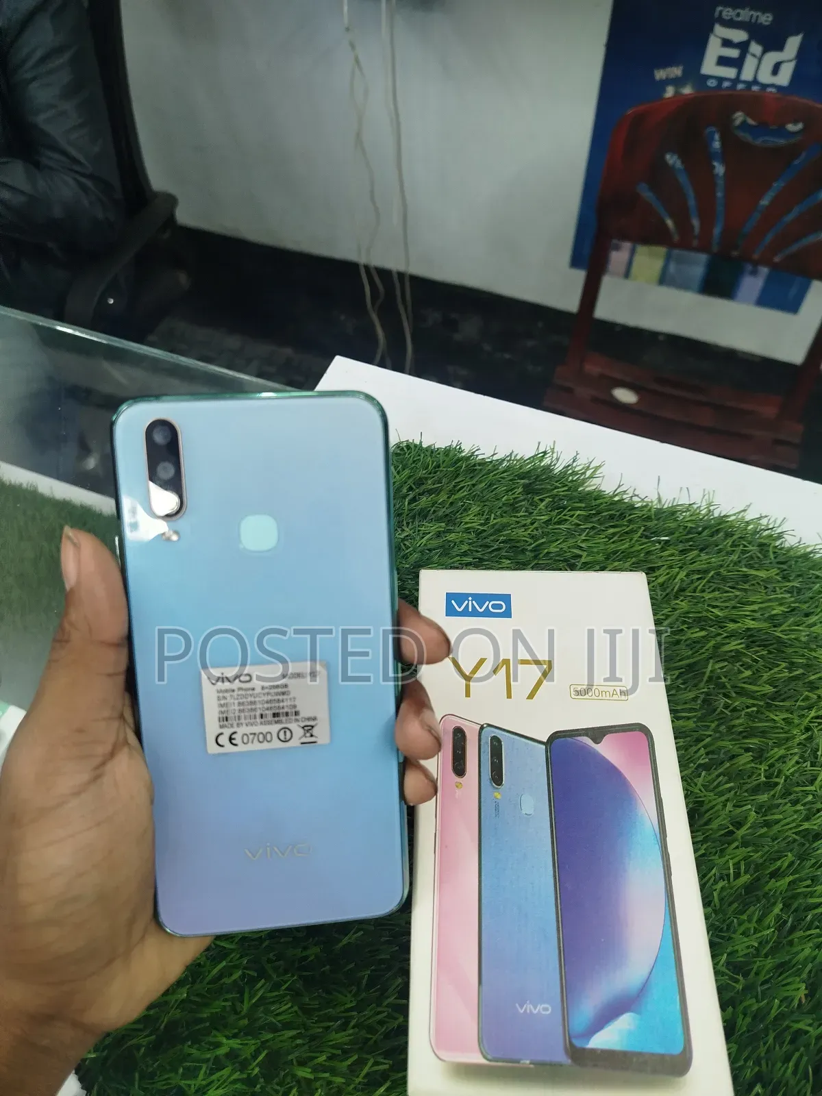 Vivo Y17 256 GB Blue