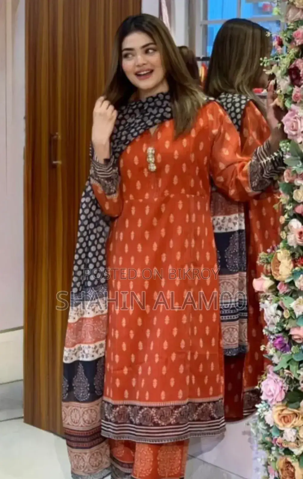 জর্জেট থ্রি পিস