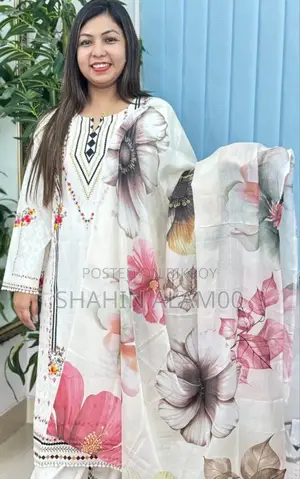 ডিজিটাল প্রিন্ট থ্রি পিস