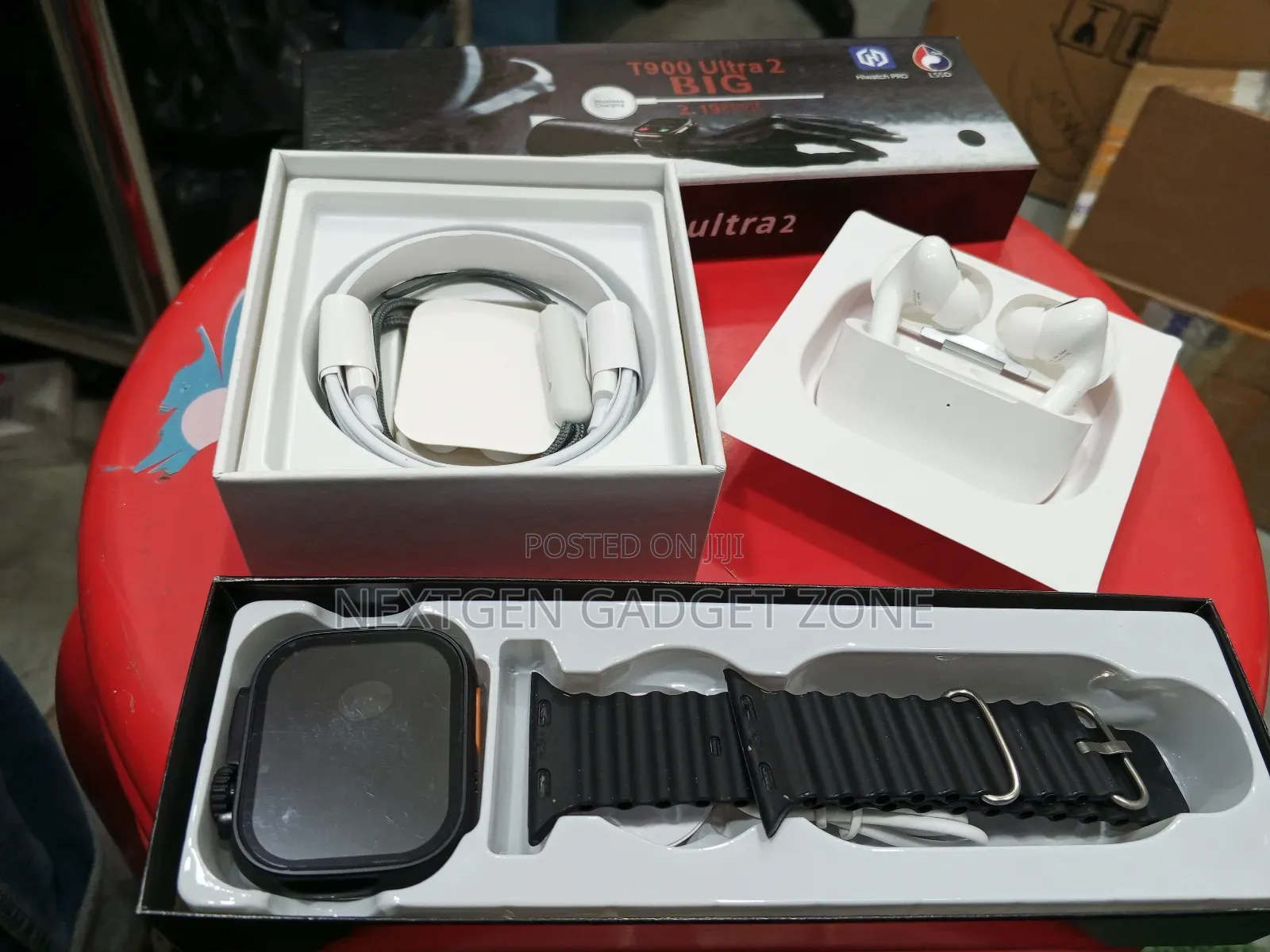 কম্বো প্যাক অফার – T900 Ultra 2 Smart Watch+Airpods Pro(Dubai Edition)