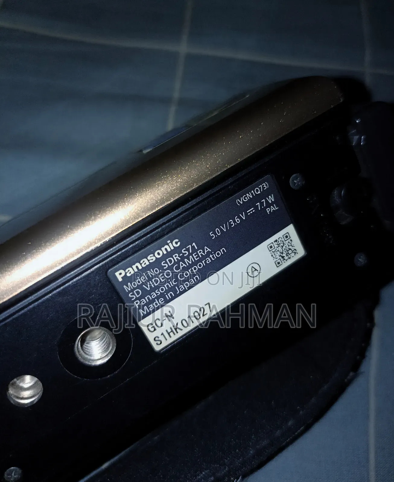 সম্পূর্ণ ফ্রেশ Panasonic Handycam Form Japan