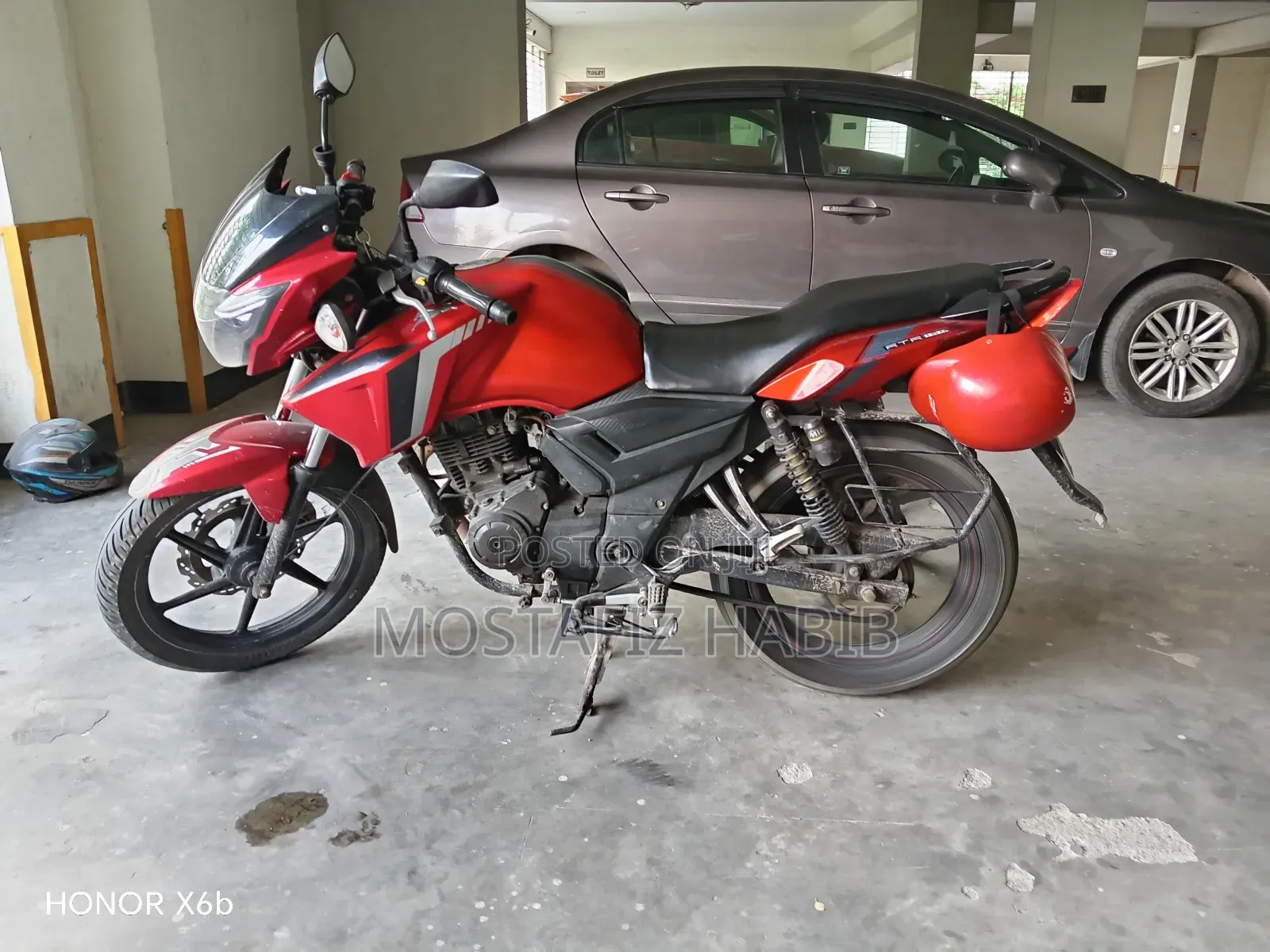 TVS Apache 180 RTR 2014 Red
