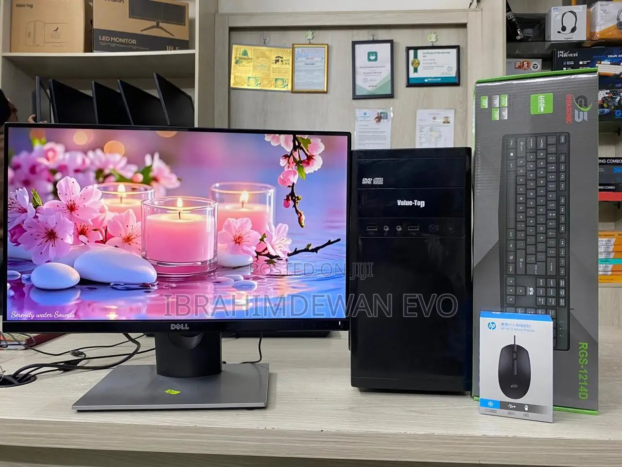 Desktop Computer Asus 8GB Intel Core I3 SSD 250GB