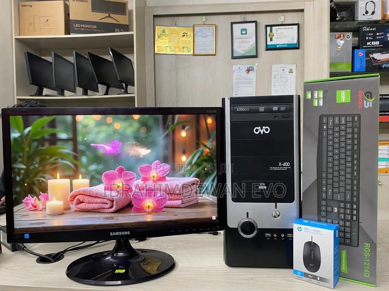 Desktop Computer Asus 4GB Intel Core I3 HDD 500GB