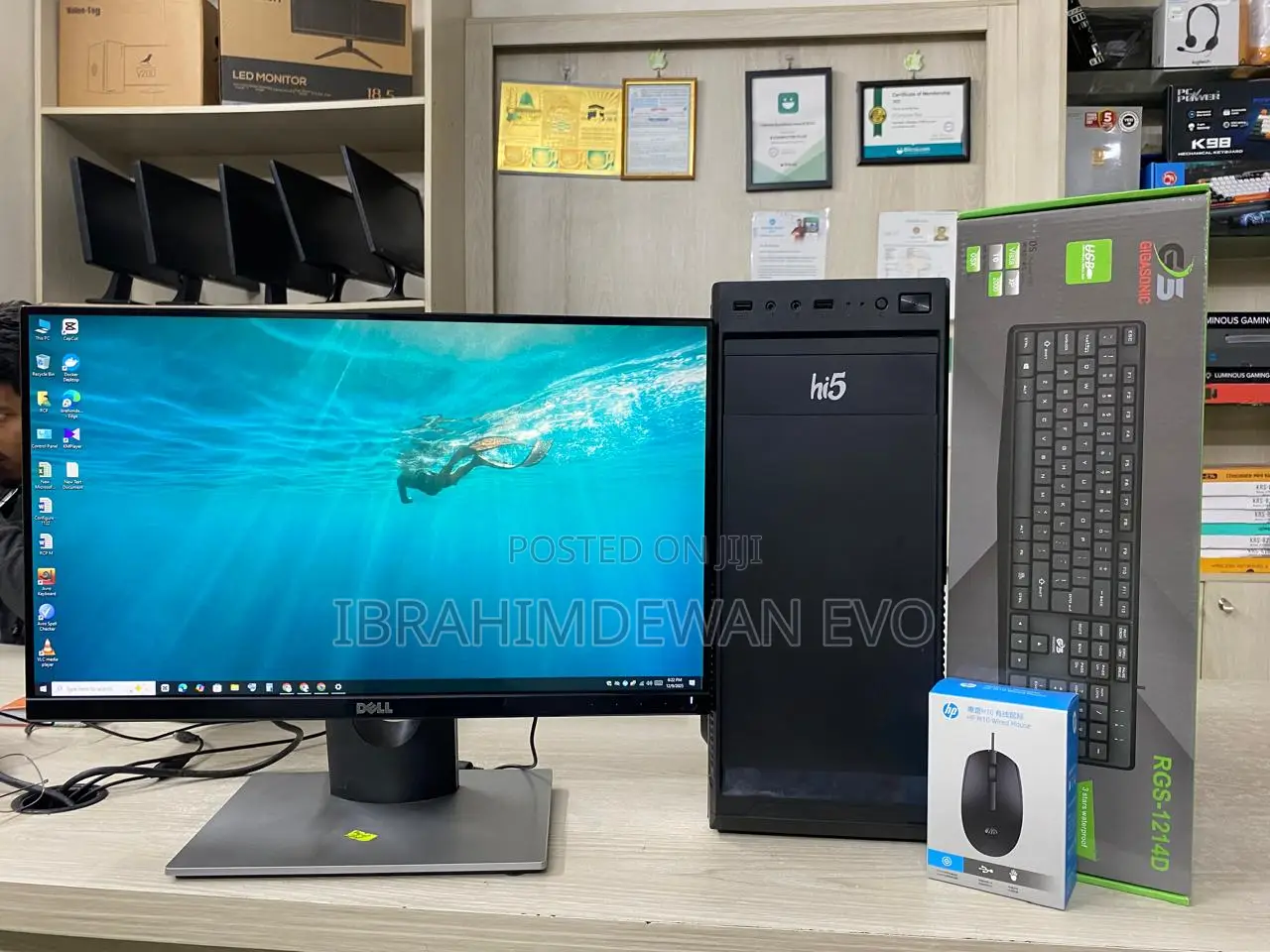 Desktop Computer MSI Vortex G25 8RE 8GB Intel Core I3 SSD 128GB