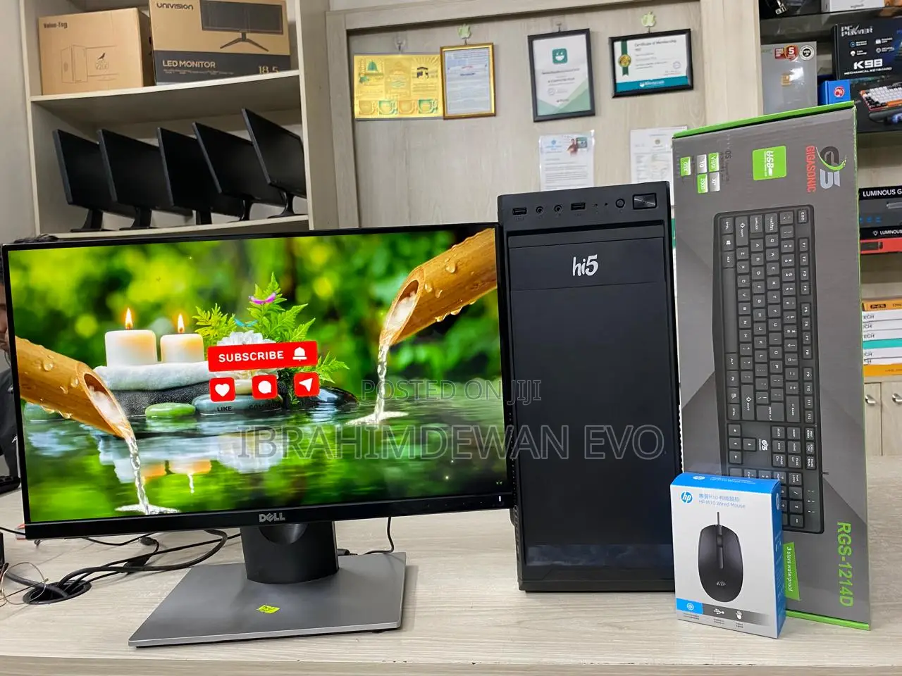 Desktop Computer MSI Vortex G25 8RE 8GB Intel Core I3 SSD 128GB