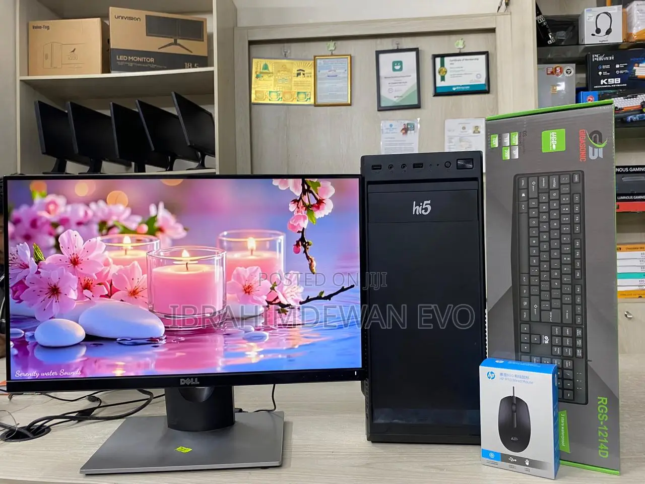 Desktop Computer MSI Vortex G25 8RE 8GB Intel Core I3 SSD 128GB