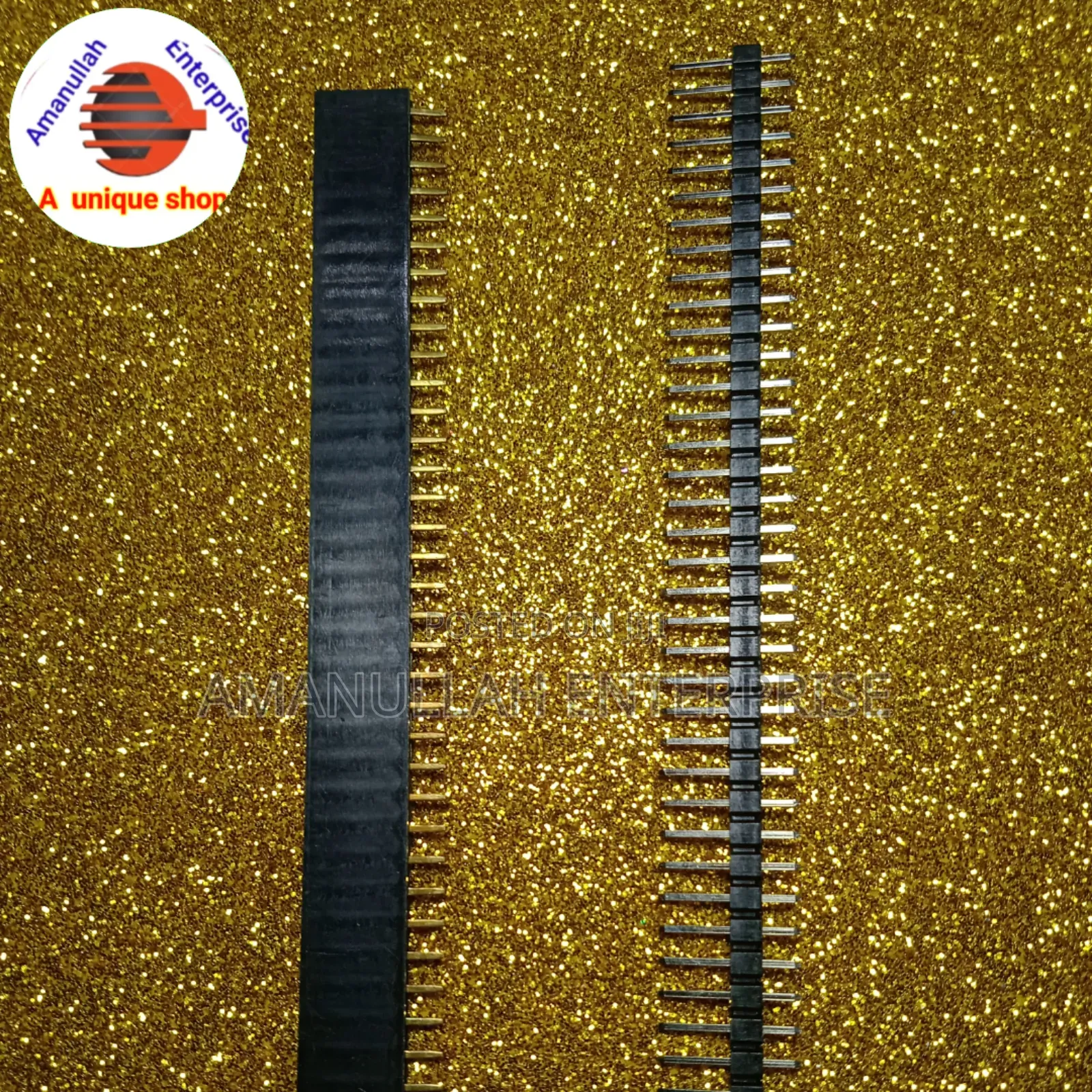 Male/Female Pin Header Connectors Used In Electronics Projects.