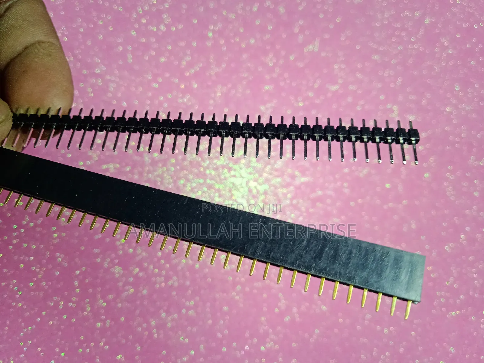 Male/Female Pin Header Connectors Used In Electronics Projects.