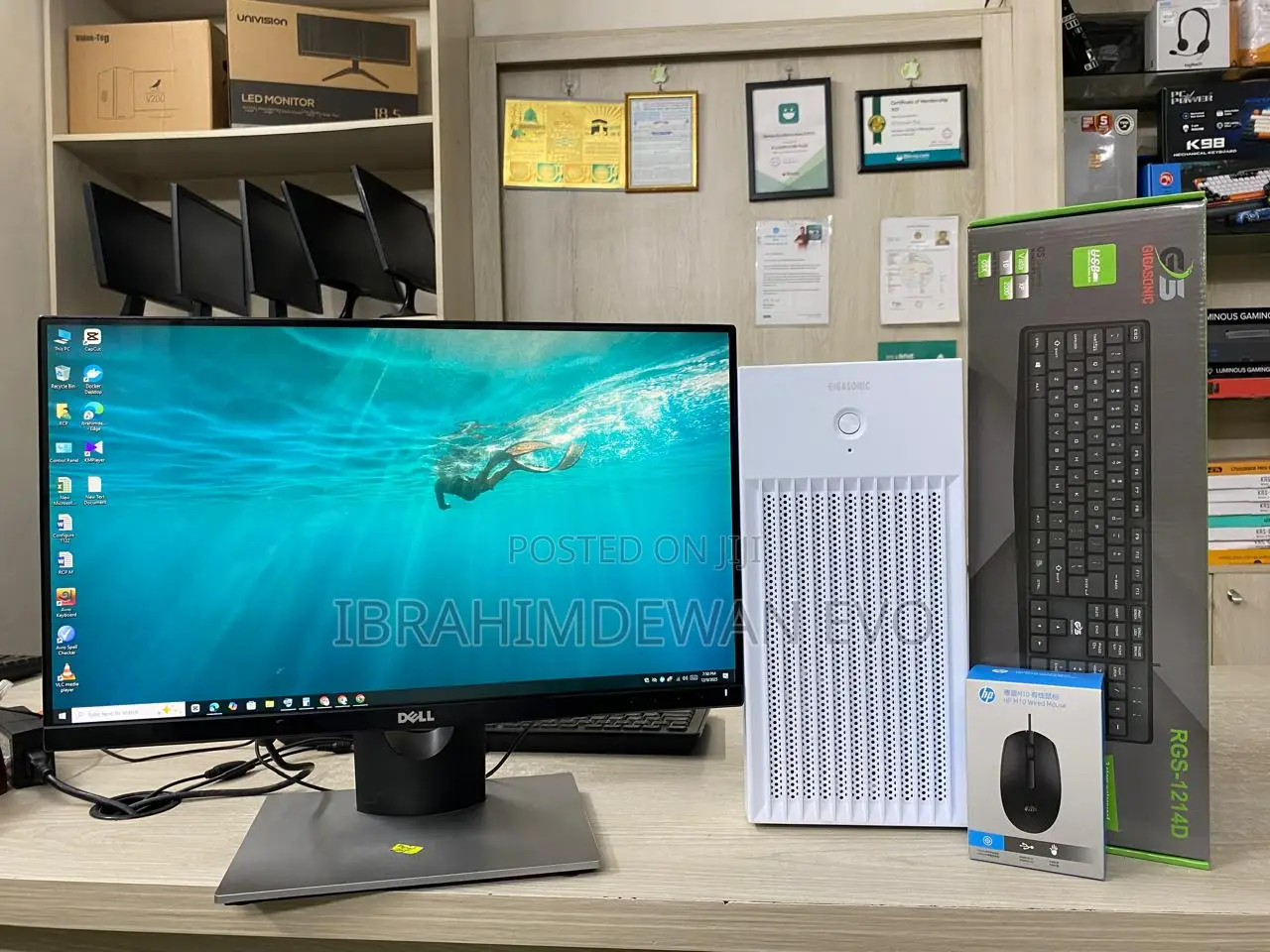 Desktop Computer Asus 8GB Intel Core I3 SSD 128GB