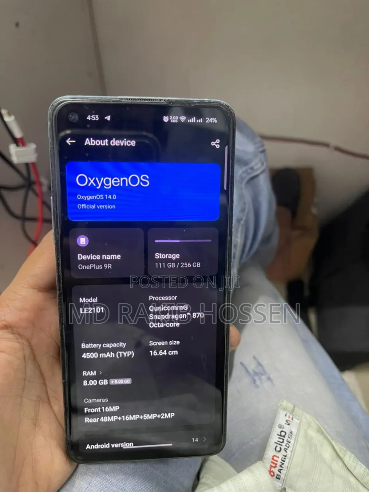OnePlus 9R 256 GB Blue