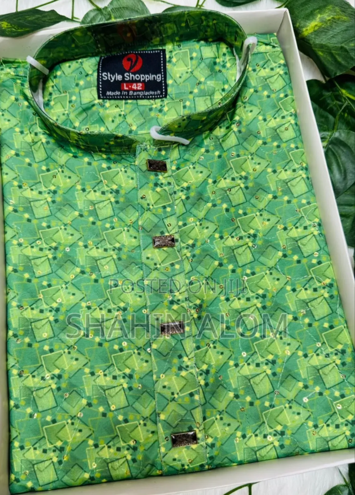 Digital Print Cotton Panjabi