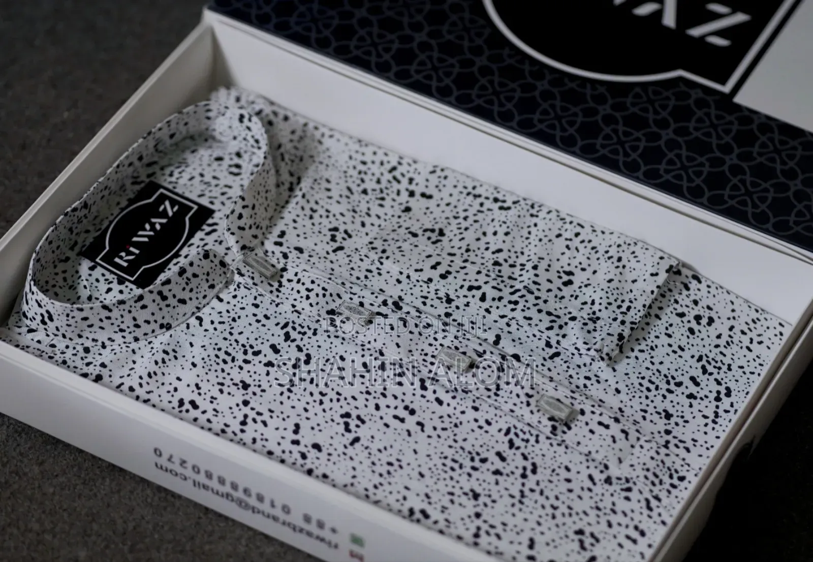 Premium Cotton Print Panjabi