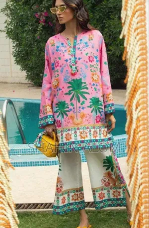 Dubai Silk Digital Print 2 Pis