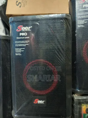 Seer 8" Speaker Box(Jbl Style) With Machine Amplifier(New)