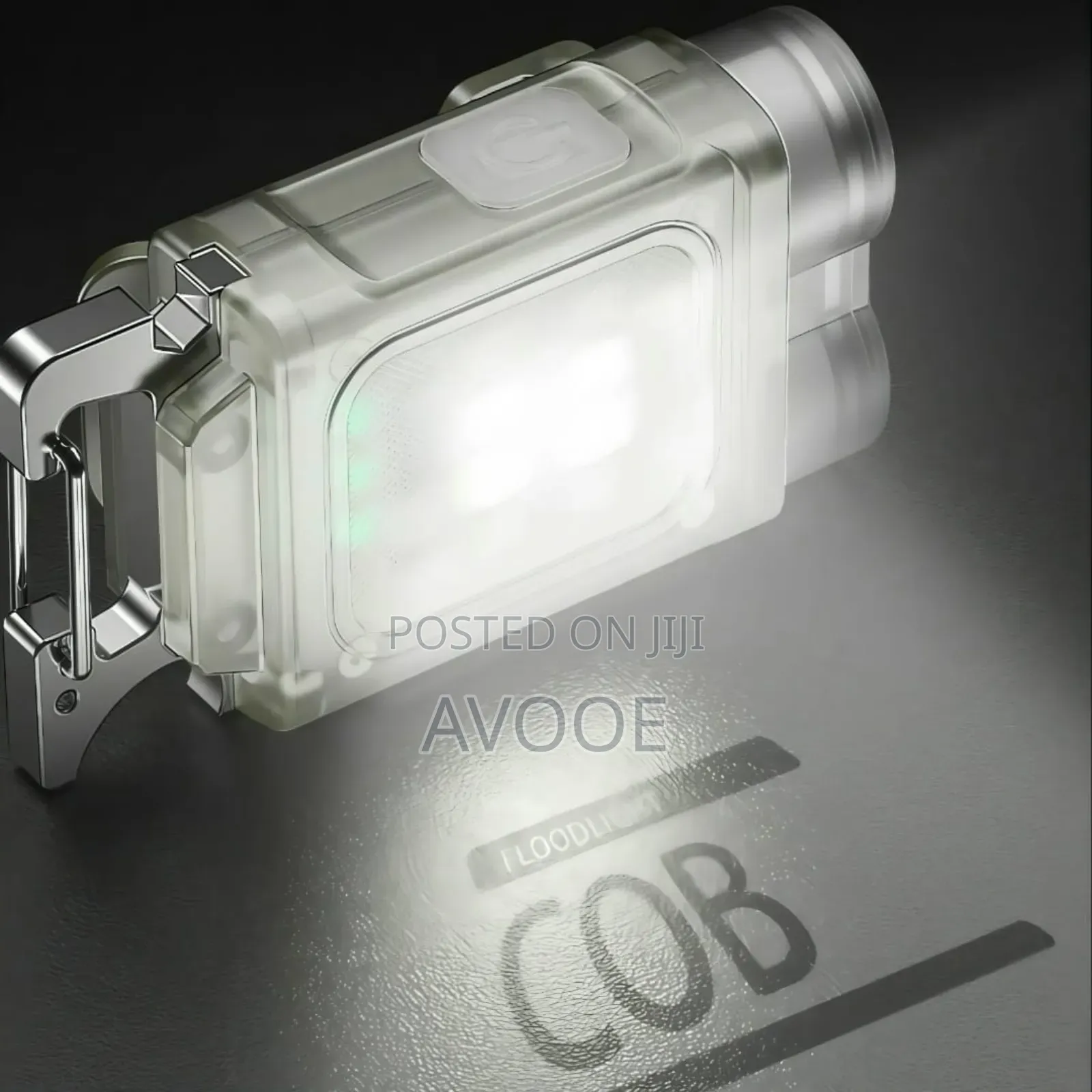 Smart Rechargeable Keychain Torch Cob Flashlight
