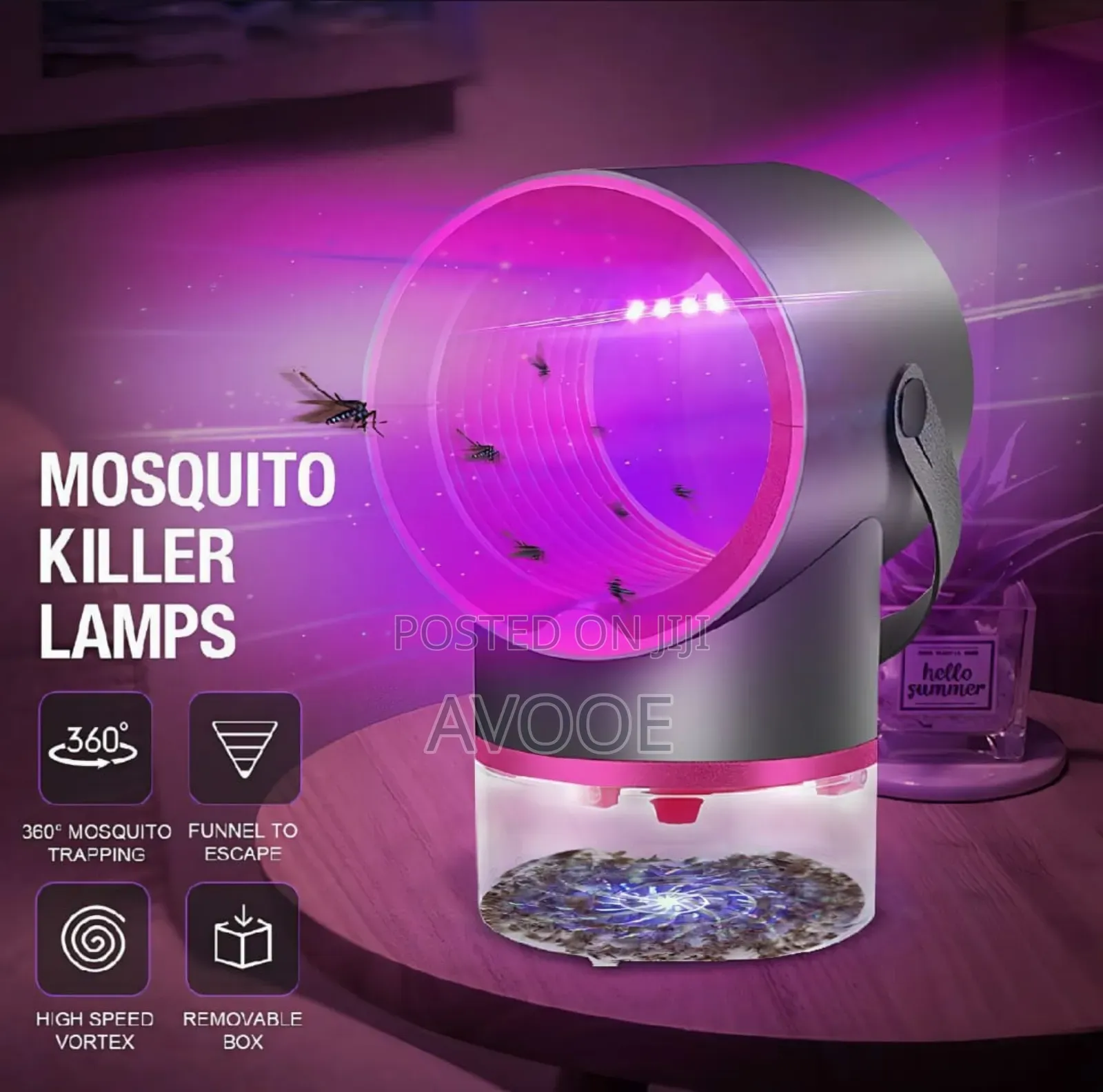 Chargeable Electric Mosquito Repellent Light Non-radiation Mute Killer