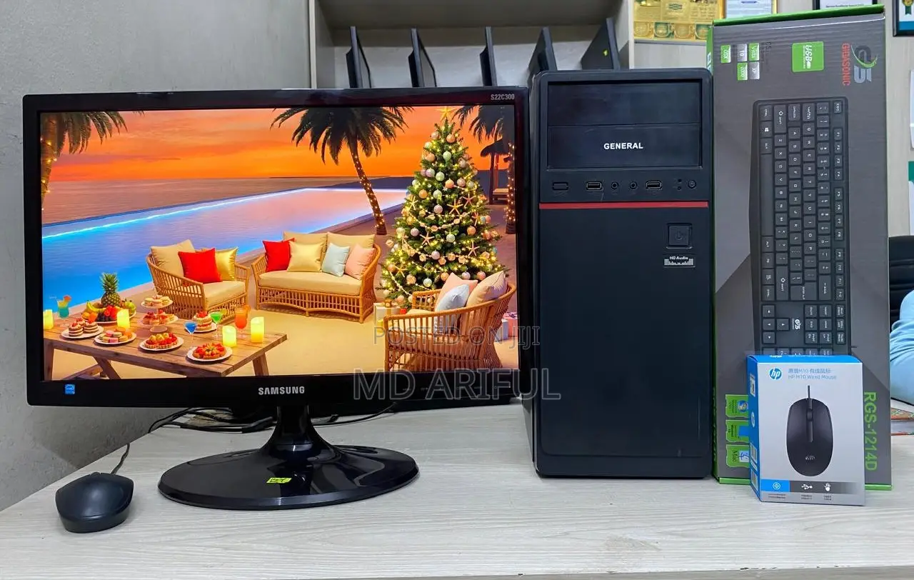 Desktop Computer 4GB Intel Core I3 SSD 128GB