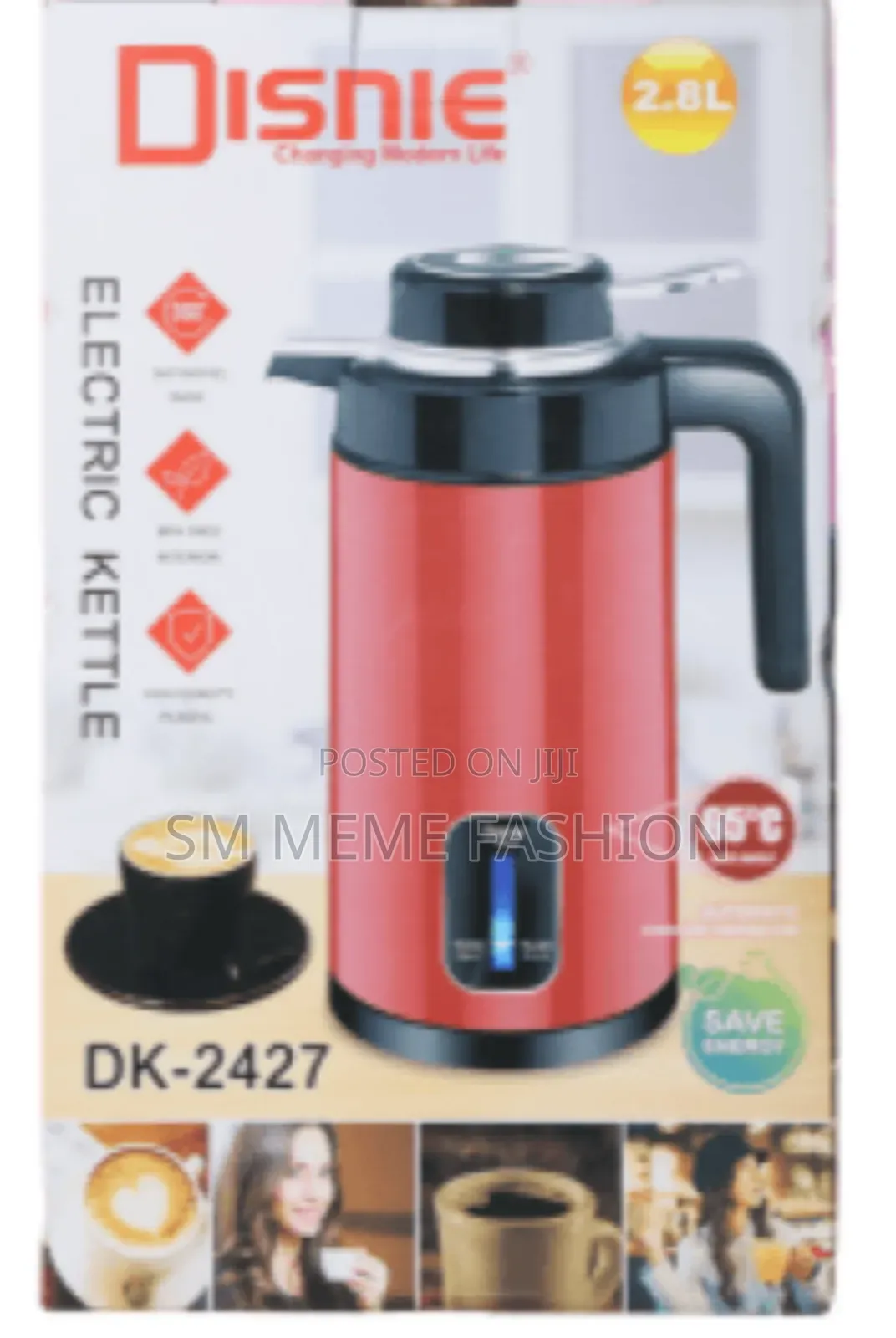 Disnie ইলেকট্রিক কেটলি (মডেল: Dk-2427)