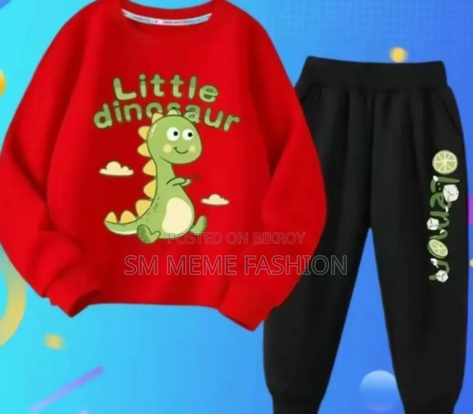 Kids' Winter Sweatshirt and Trouser Set