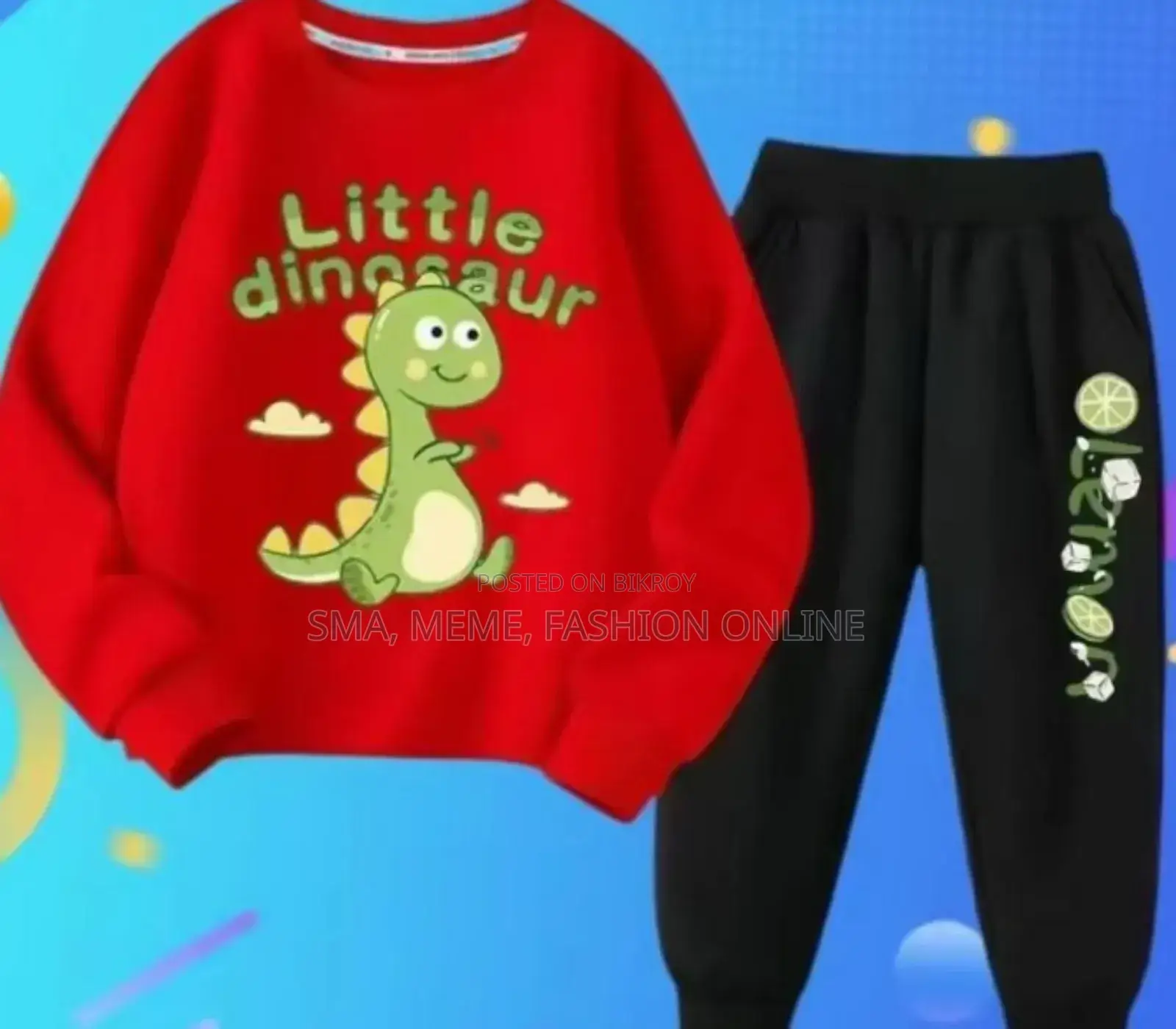 Kids Winter Sweatshirt and Trouser Set