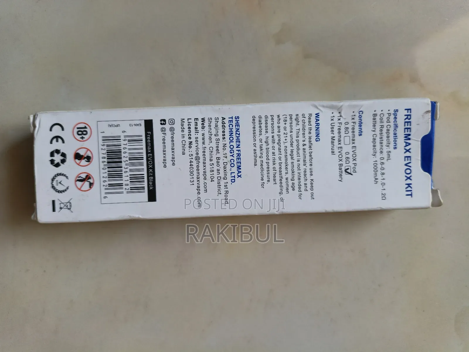 Freemax Evox Pod Kit for Sell (Only Body)