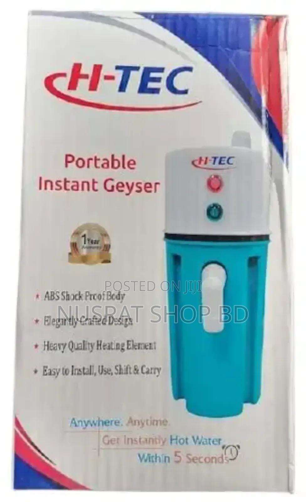 H-Tec Portable Instant Geyser Water Heater Code : 12277