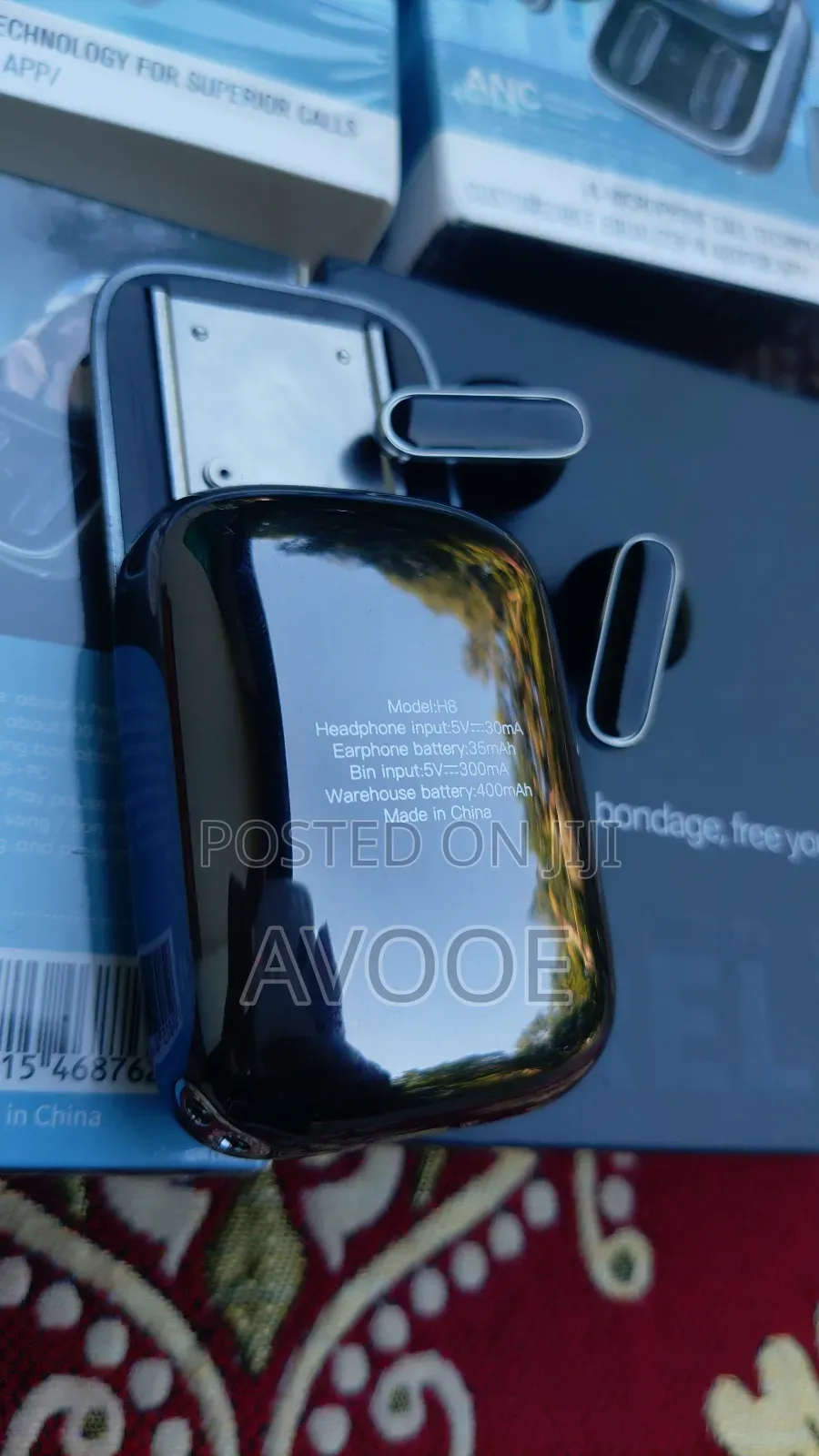 App Control Build In Watch Tws Large Screen Premium Tws