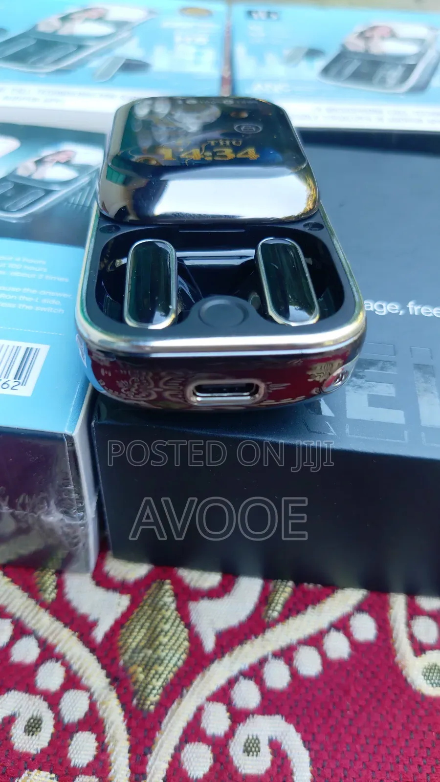 App Control Build In Watch Tws Large Screen Premium Tws