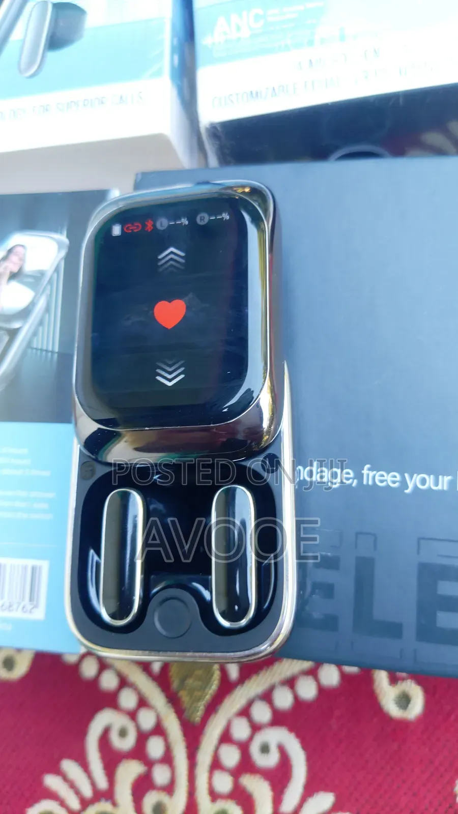 App Control Build In Watch Tws Large Screen Premium Tws