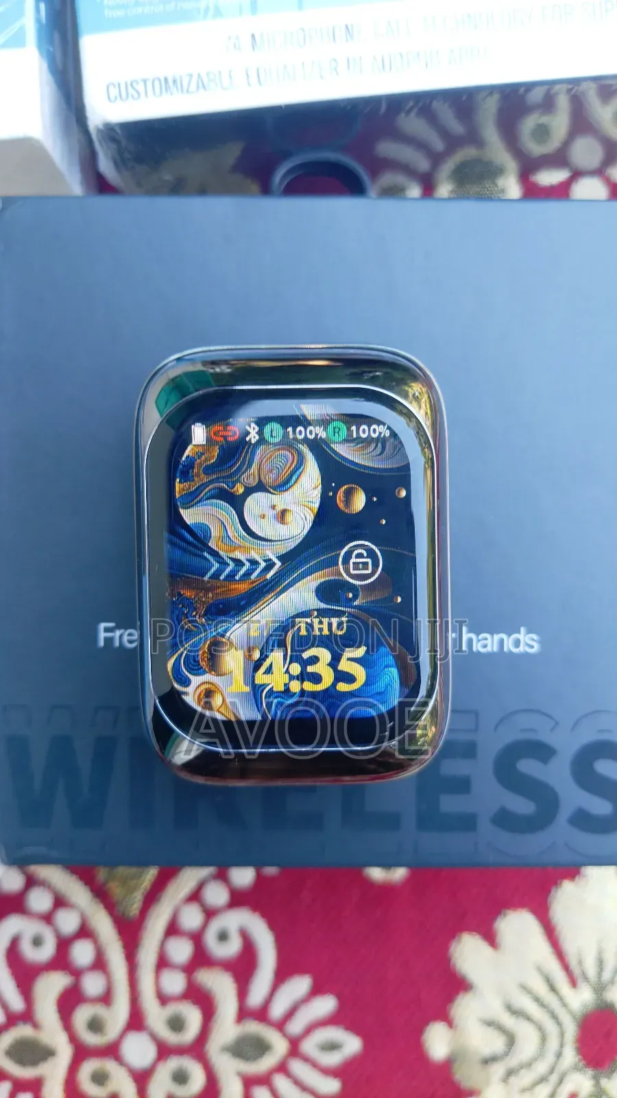 App Control Build In Watch Tws Large Screen Premium Tws