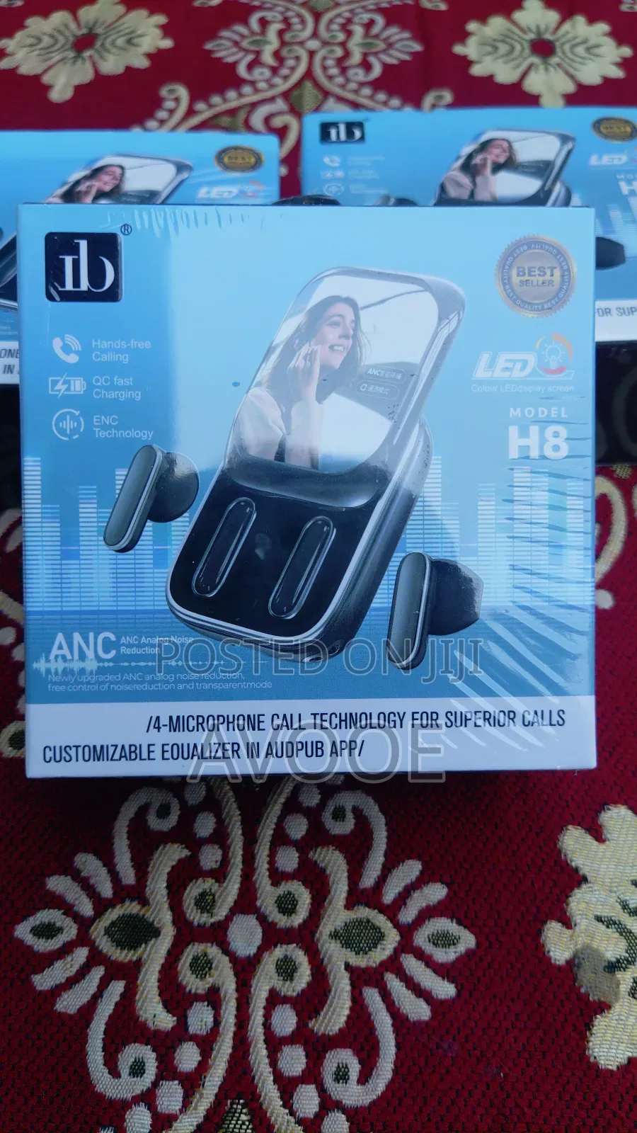 App Control Build In Watch Tws Large Screen Premium Tws