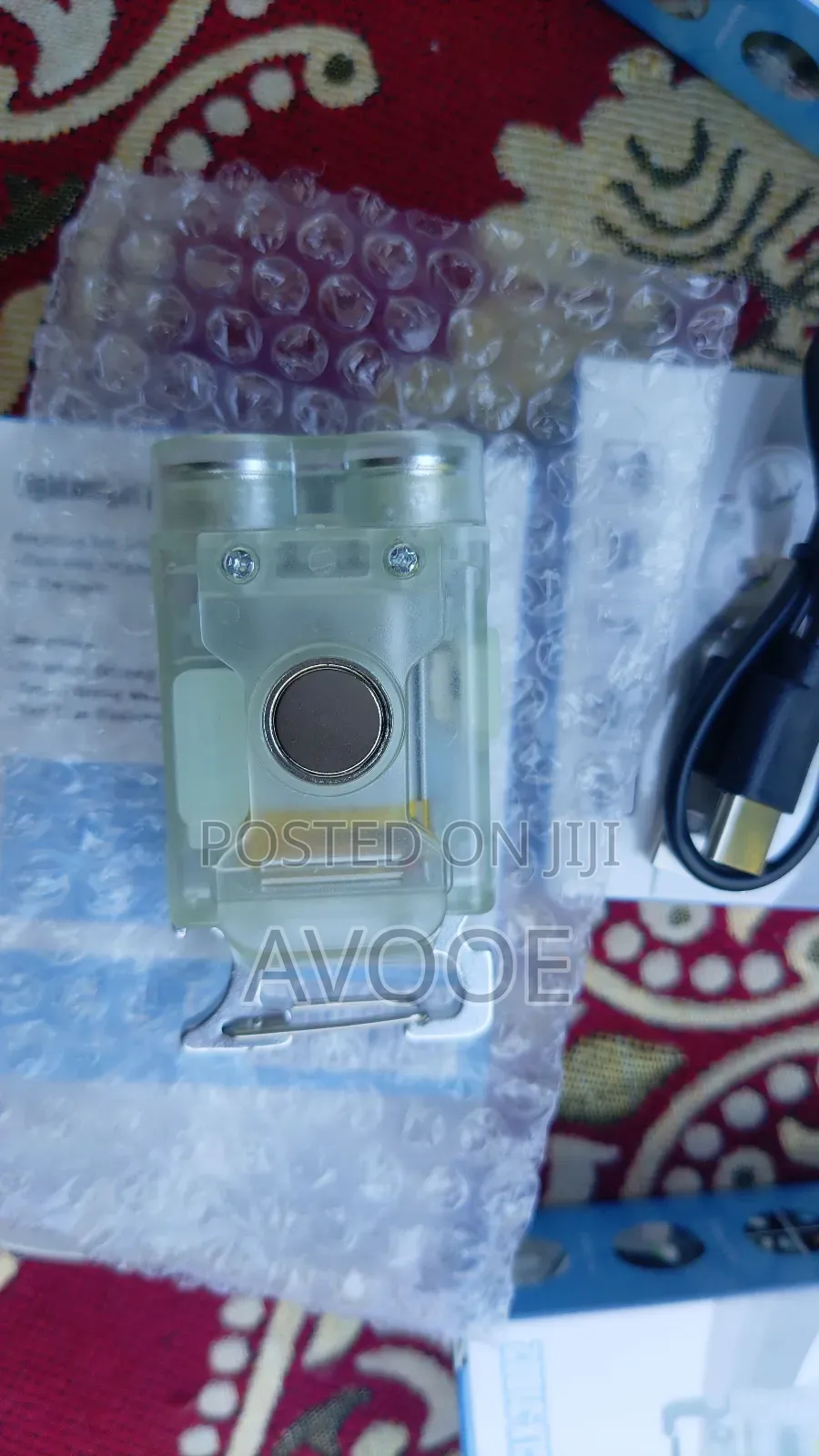 Smart Rechargeable Keychain Torch Cob Flashlight